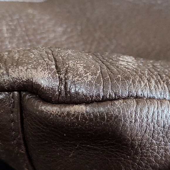 Franco Sarto brown leather shoulder, under arm bag - Picture 7 of 12